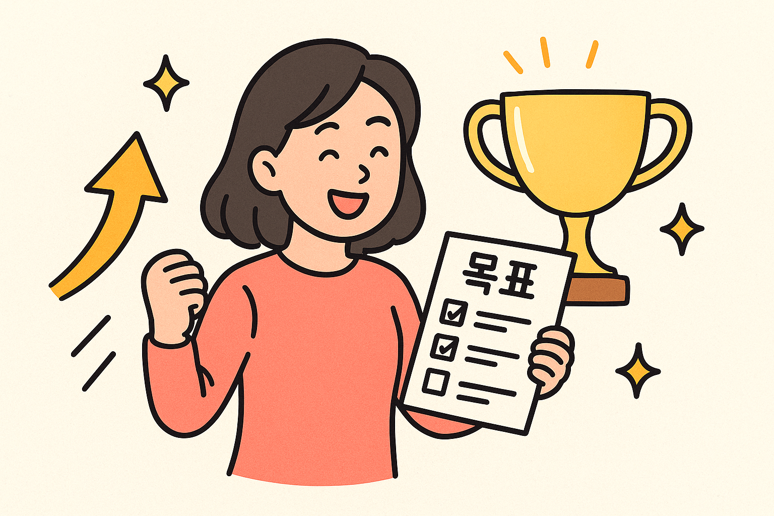 혼자서도 성취감을 느낄 수 있는 목표 설정과 달성법