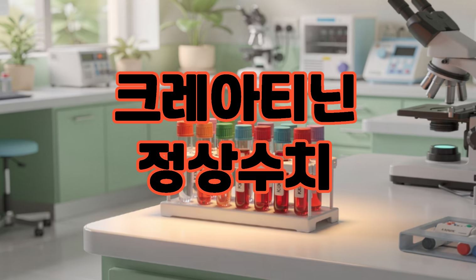 크레아티닌 정상수치 총정리