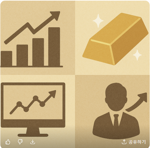 금 관련 주식 종류 및 관련주 투자법｜금값 오를 때 주식은 어떻게 움직일까? 관련 사진