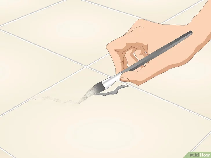 깨진 타일 수리