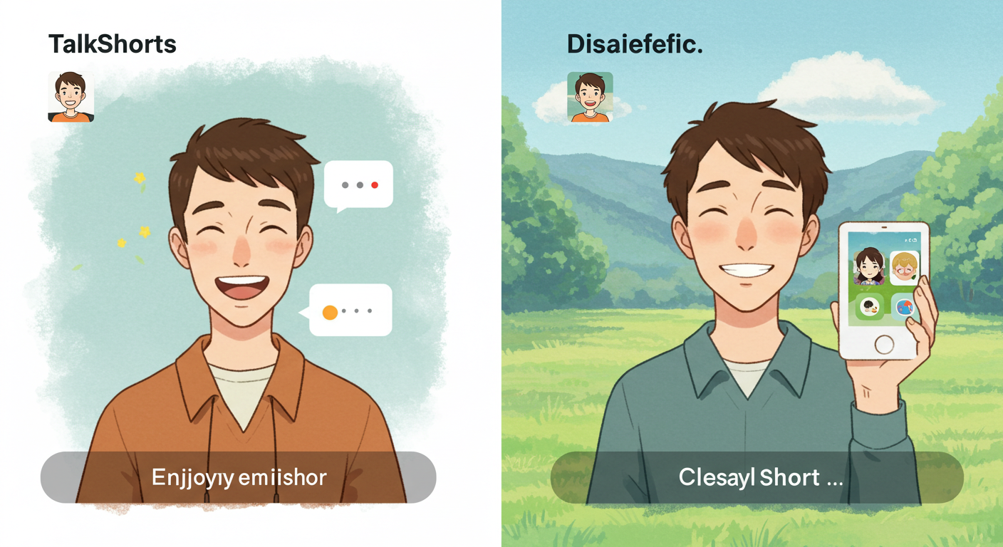 톡쇼츠 사용 여부에 따라 달라지는 사용자 반응