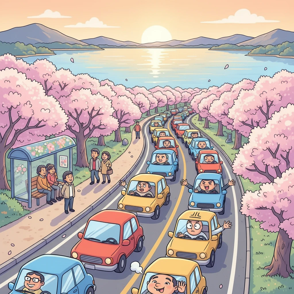 의왕 벚꽃 개화 및 만개 시기 총정리..