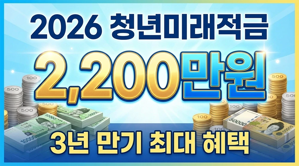 2026 청년미래적금 조건 및 신청 가이드