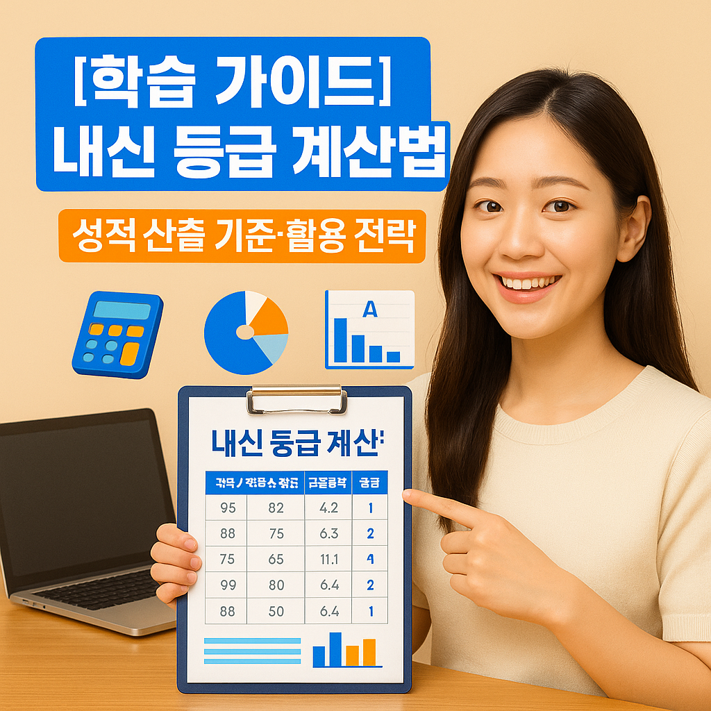 [학습 가이드] 내신 등급 계산법 ｜ 성적 산출 기준·활용 전략 총정리