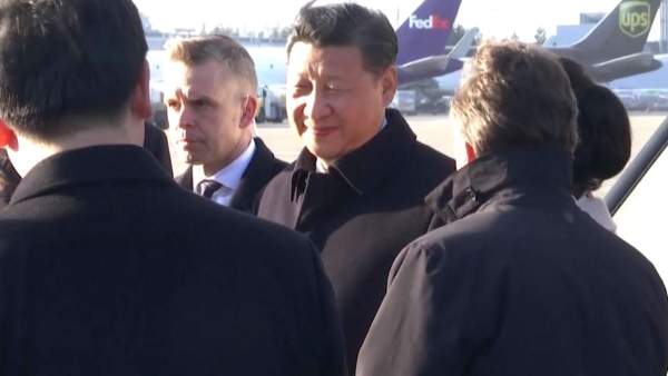 시진핑 김해공항 도착