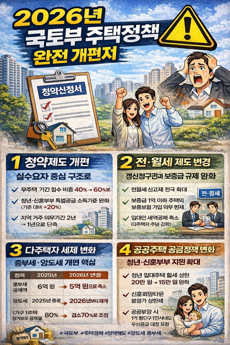 공공주택 공급정책 – 청년·신혼부부 중심 확대