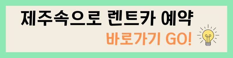 제주도 렌트카