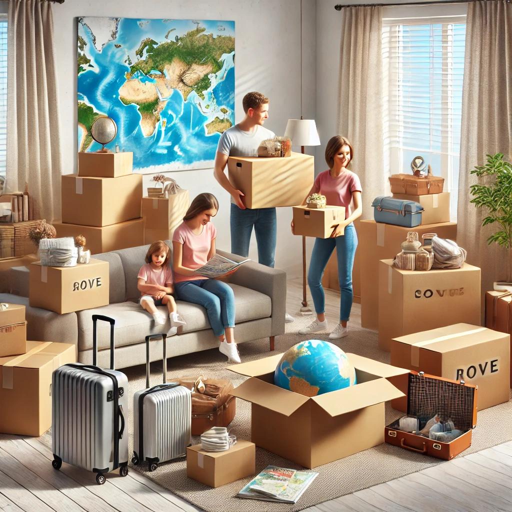 해외 이민 이삿짐