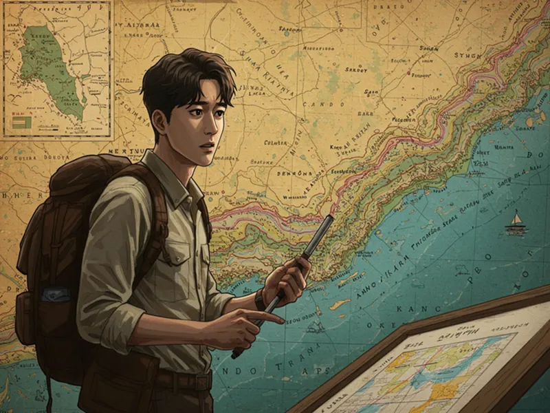 한국 땅, 지질학적 탐사, 조선 시대 지도, 근대 지질도, 현대 탐사, 탐험가