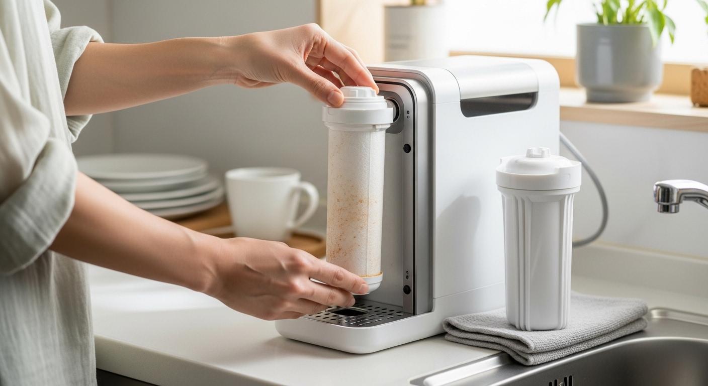 필터 관리 자취용 정수기 내돈내산 후기