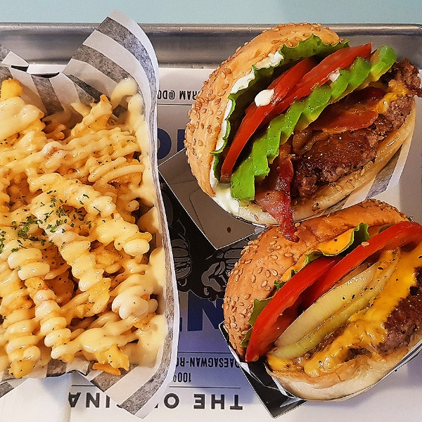 다운타우너 한남, 다운타우너 버거, 한남동 수제버거 맛집, 노티드 한남, 브루클린 버거