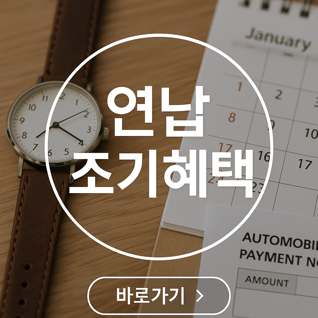 연납 제도와 조기 납부