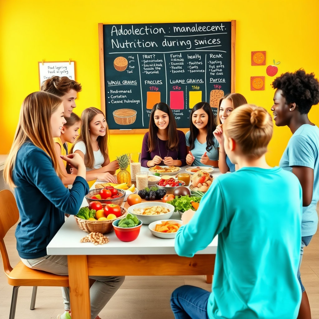 사춘기 시기의 영양