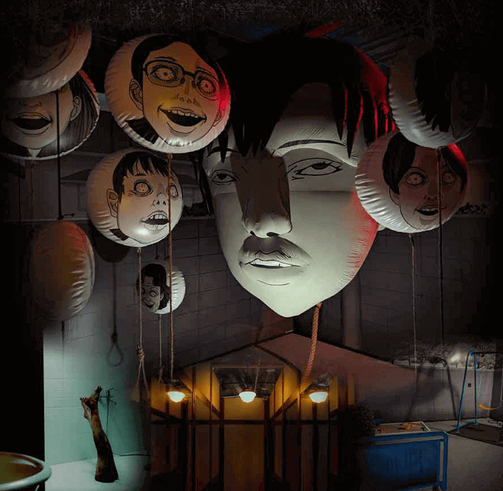 이토 준지 호러하우스 전시 구성 B: 악의 계곡