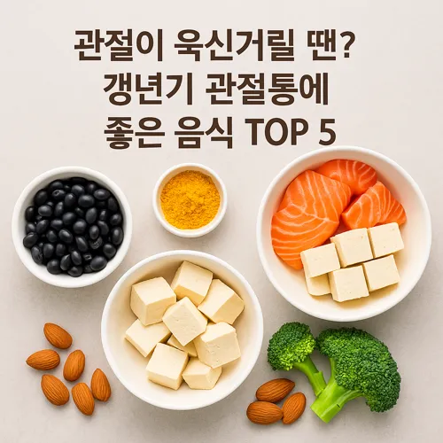 갱년기 관절통에 좋은 음식 구성