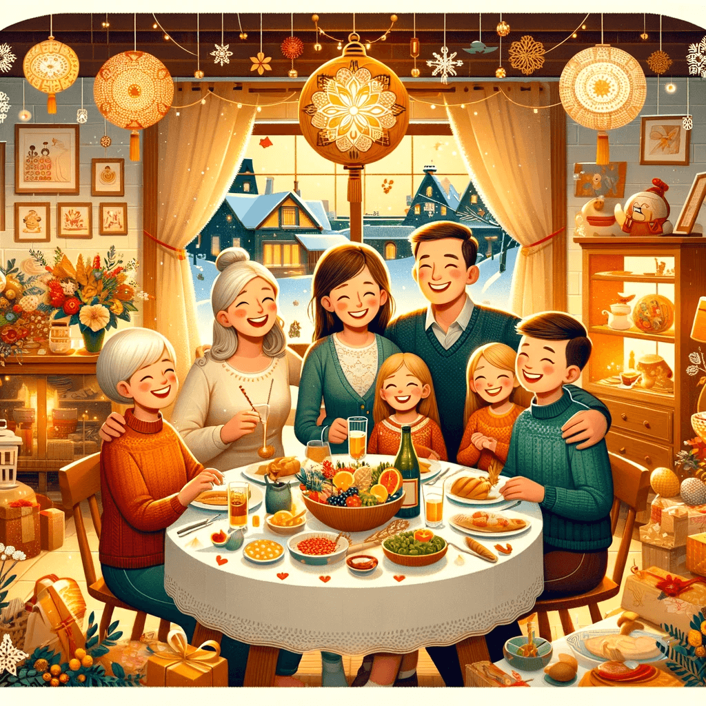 가족에게 전하는 새해 인사말