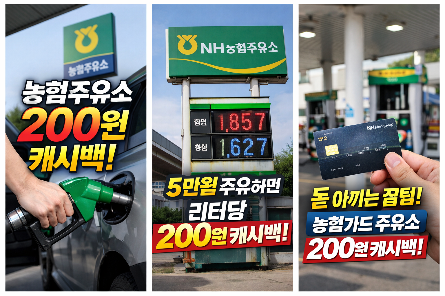 2026 농협주유소 200원 캐시백 총정리 농협주유소 할인과 200원 적립 방법