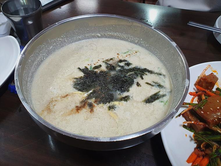 들깨수제비