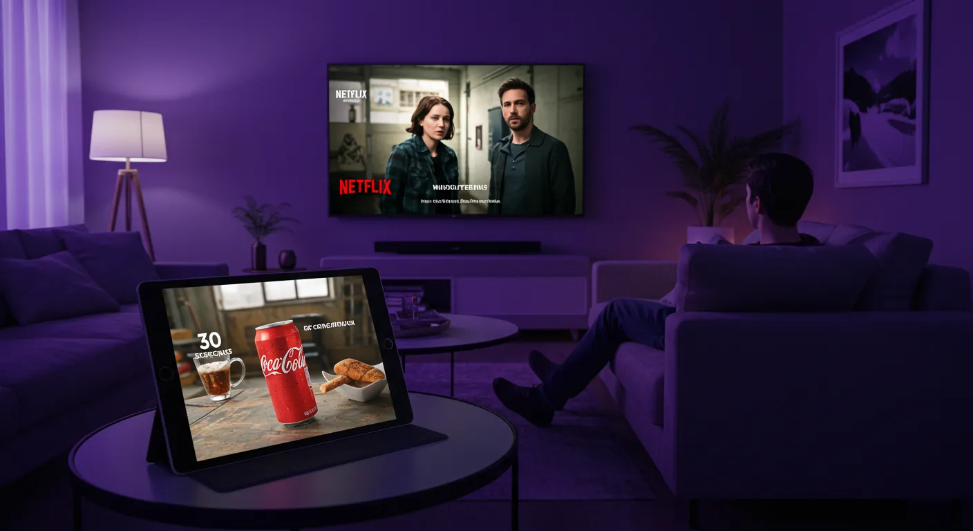 넷플릭스 중간광고가 나오는 화면