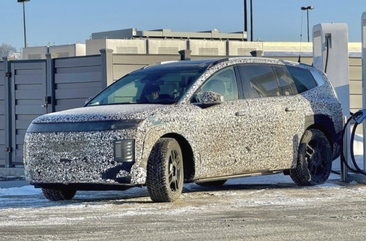 아이오닉9 스파이샷(출처:kindelauto)