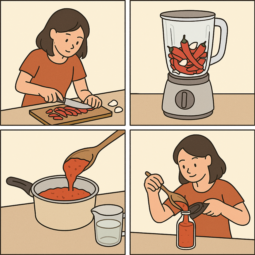 스리라차 소스? 직접 만들어보기 레시피