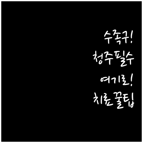 청주 청원구에서 수족구 치료받으려면 ..