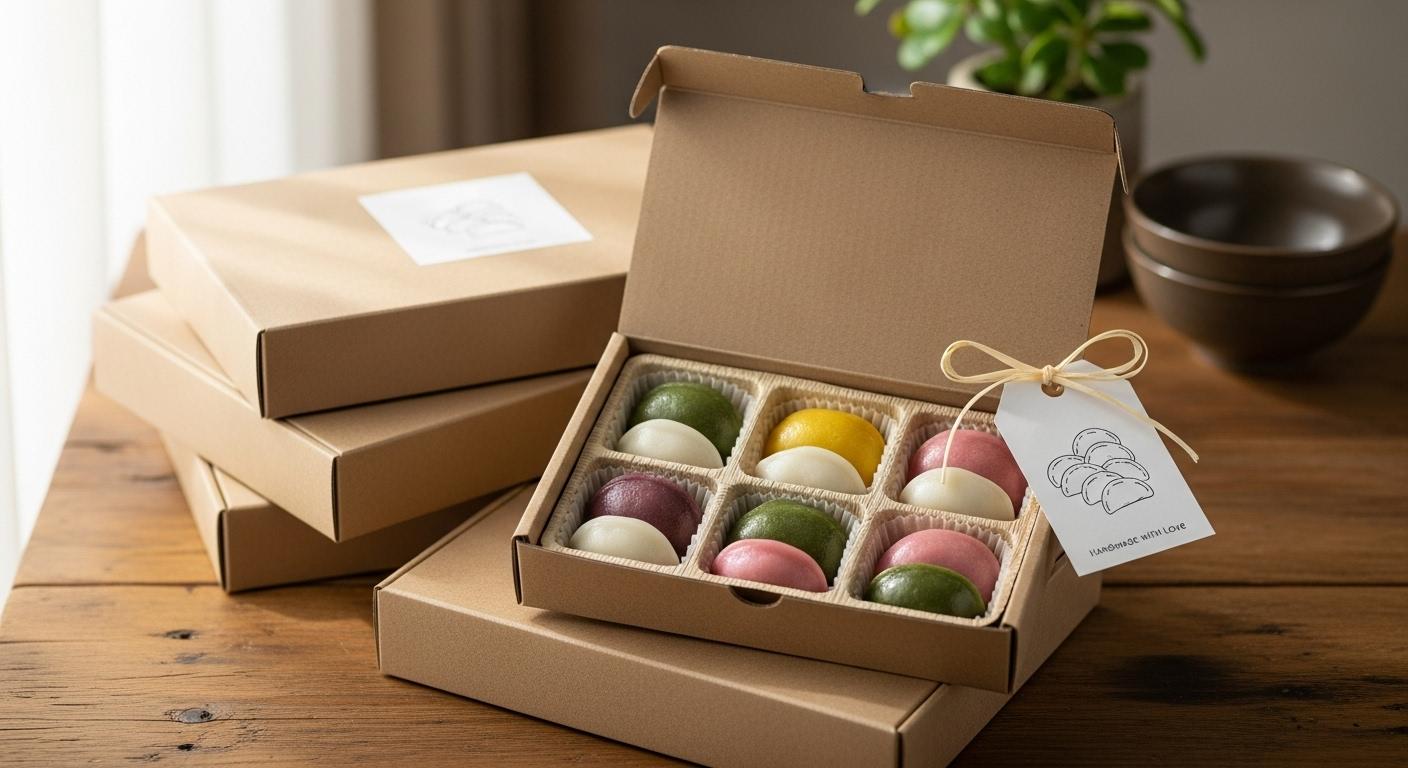 송편 포장 상자