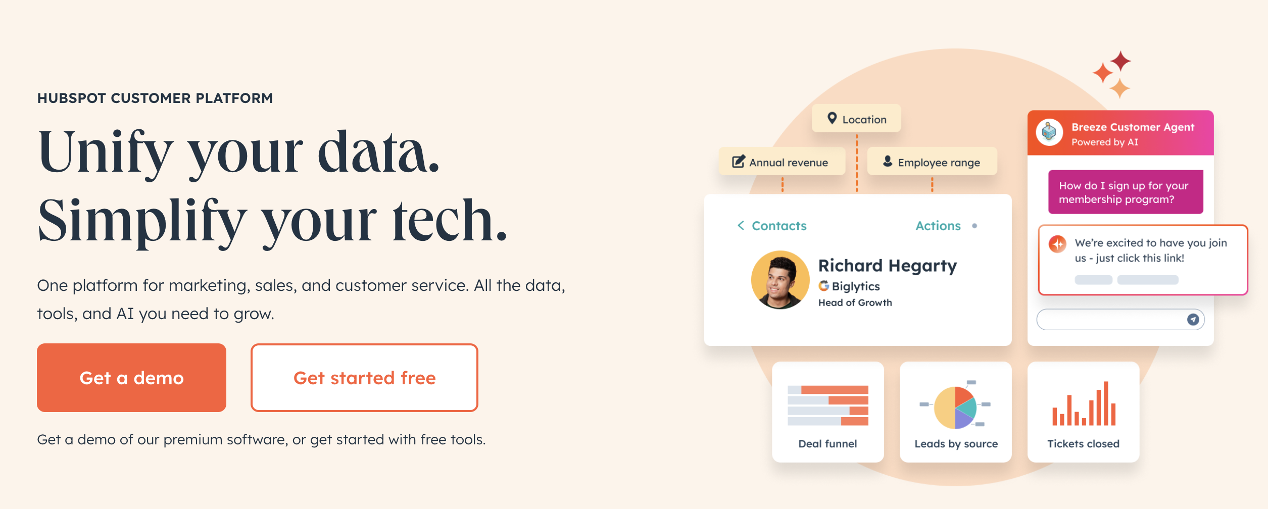 HubSpot 바로가기