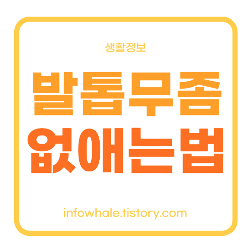 발톱 무좀 없애는 방법과 치료 약 추천 (자가진단 테스트)