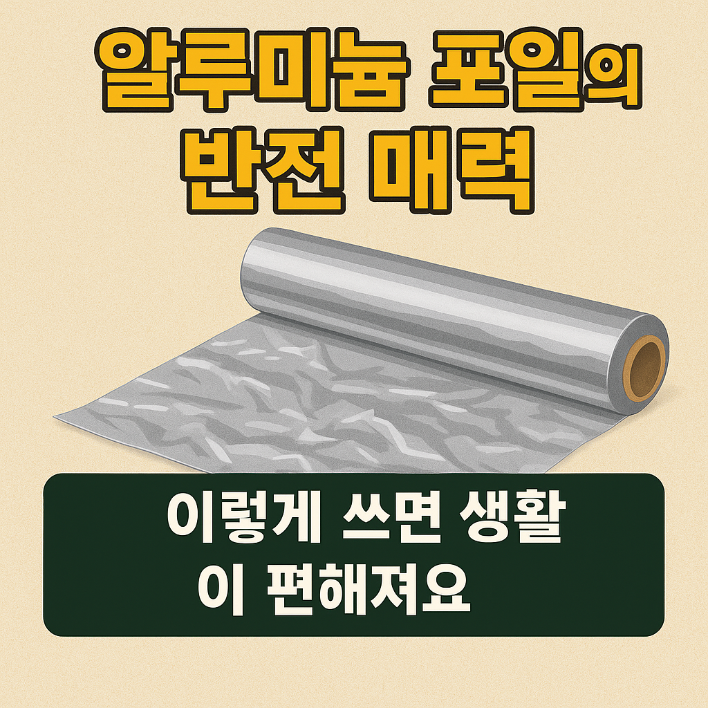 알루미늄 포일의 반전 매력, 이렇게 쓰면 생활이 편해져요!