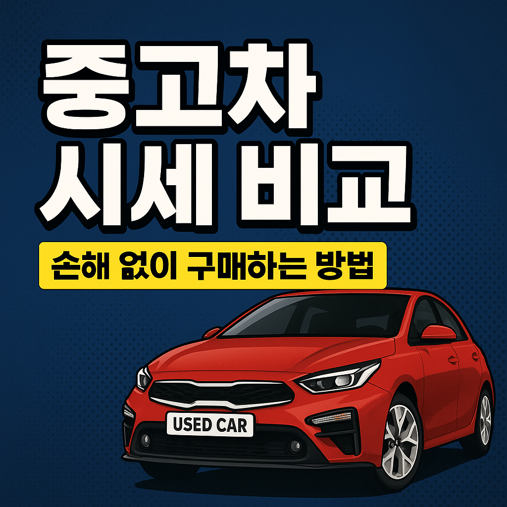 중고차 시세비교하는 사람