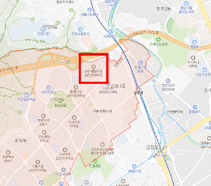 매화주공14단지입지지도