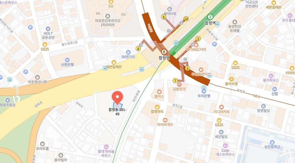 라비움 한강 도시형생활주택 위치