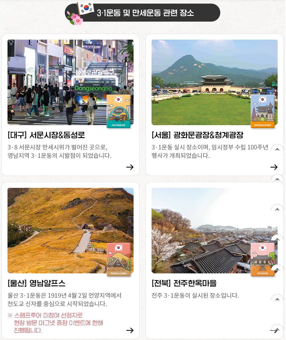 8์ ๋์น๋ฉด ํํํ ์ฌํ ์ด๋ฒคํธ 4๊ฐ ์๋ฒฝ ์ด์ ๋ฆฌ (์ถ์ฒ : ํ๊ตญ๊ด๊ด๊ณต์ฌ)