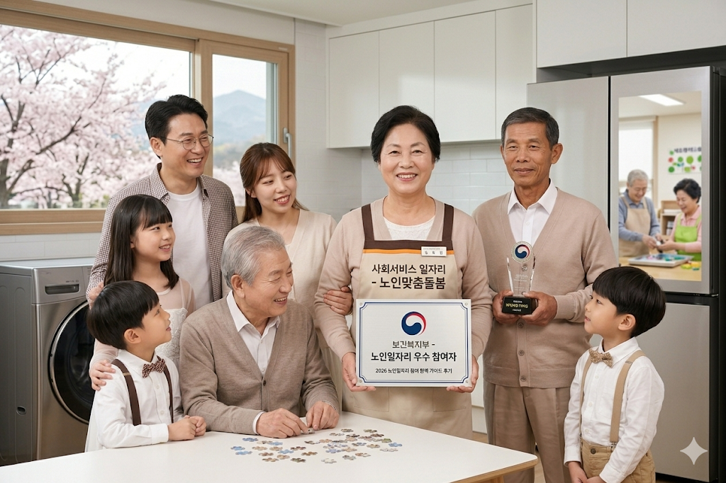 2026년 노인일자리 사업 유형별 신청 방법 및 활동비 안내 이미지