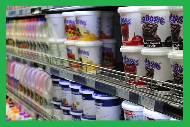 마트-요거트-진열
