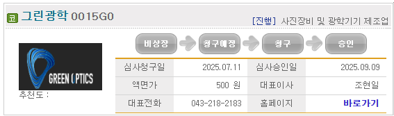 그린광학 기본 개요