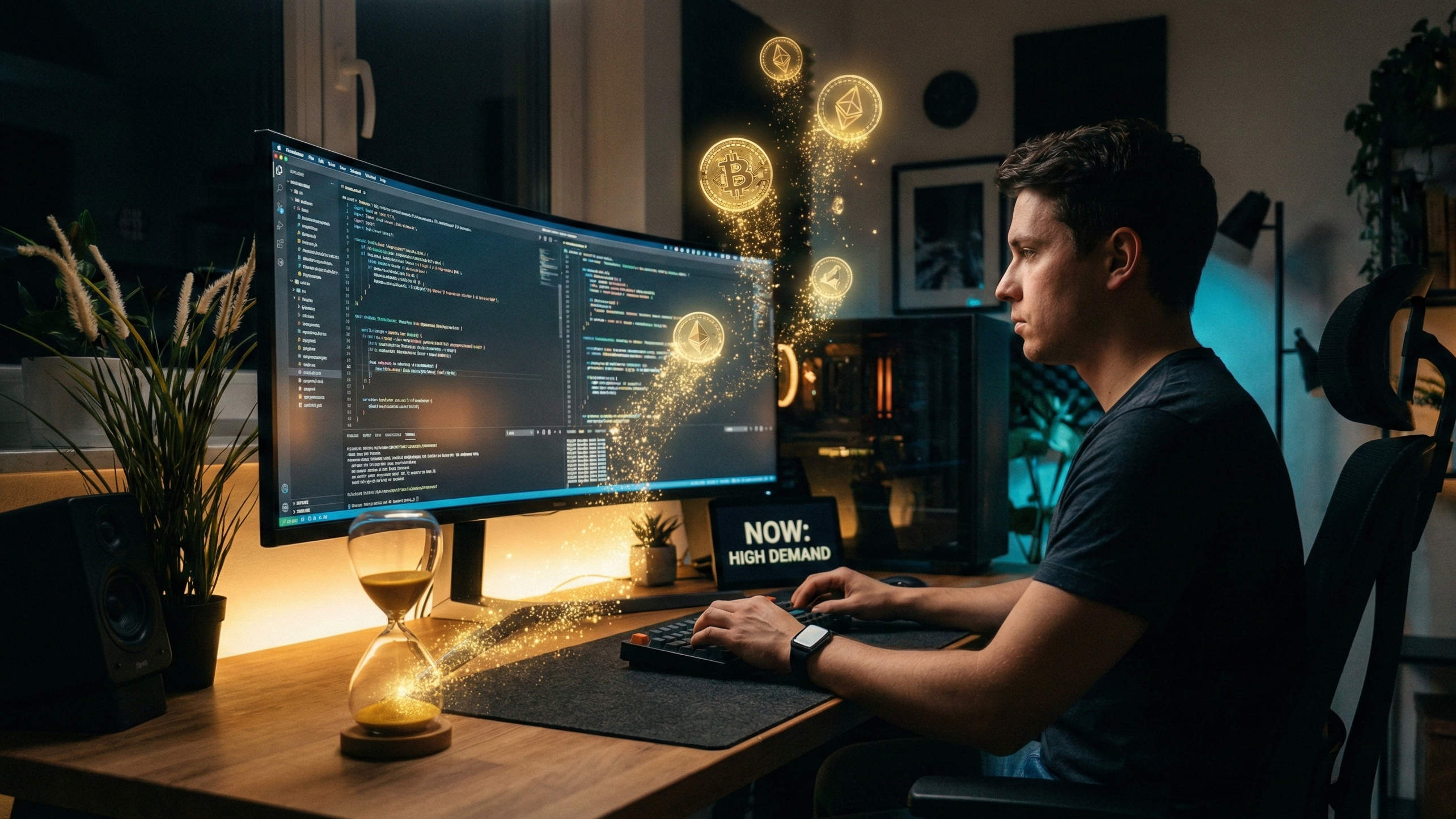 개발자 프리랜서 시장의 현주소: 왜 지금 '시간'을 팔아야 하는가? 관련 이미지