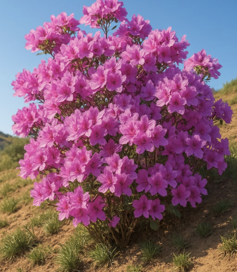 진달래가 좋아하는 집의 조건 (햇빛과 흙)