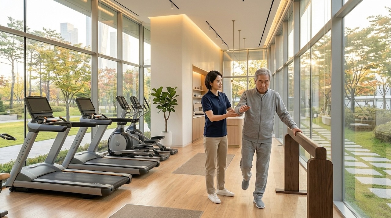 시니어 낙상 사고 예방 하체 근력 강화 운동 고관절 손목 근감소증 단백질 섭취 관절통증 근성장 노년 관리