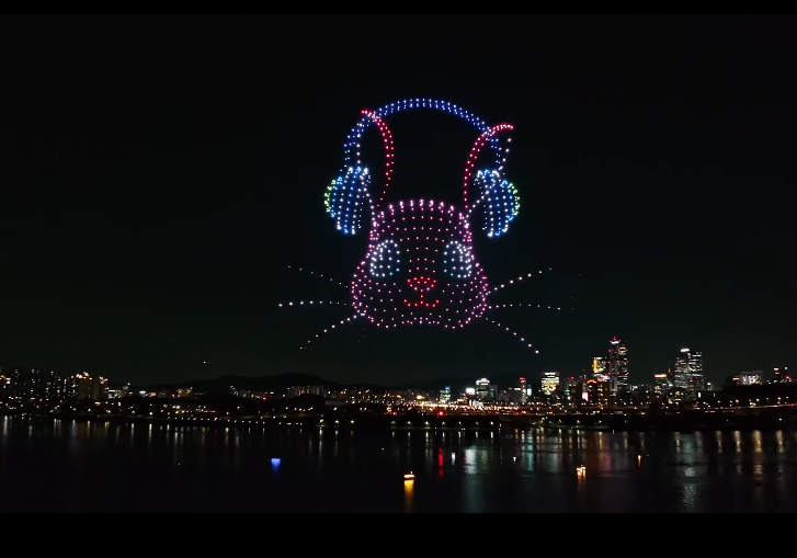 케이팝데몬헌터스 드론라이트쇼