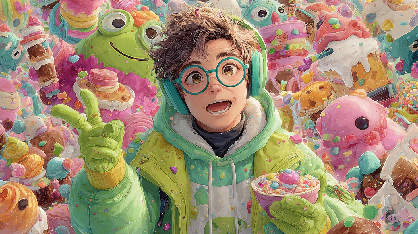 유튜버 츄팝 상징 사진