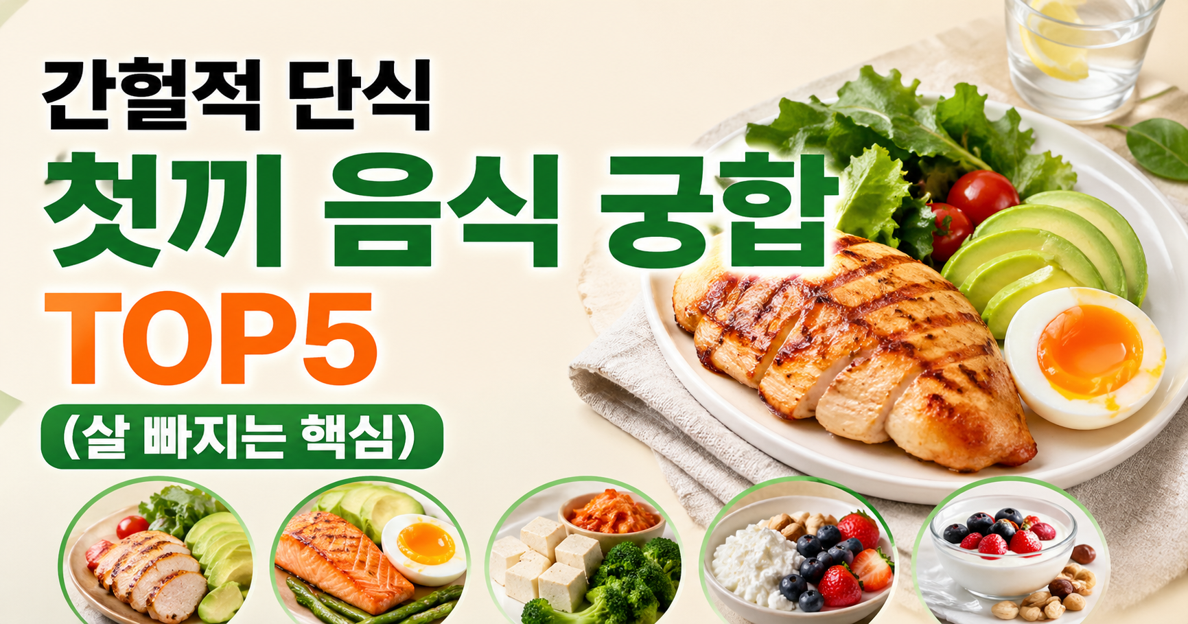 간헐적 단식 첫끼 음식