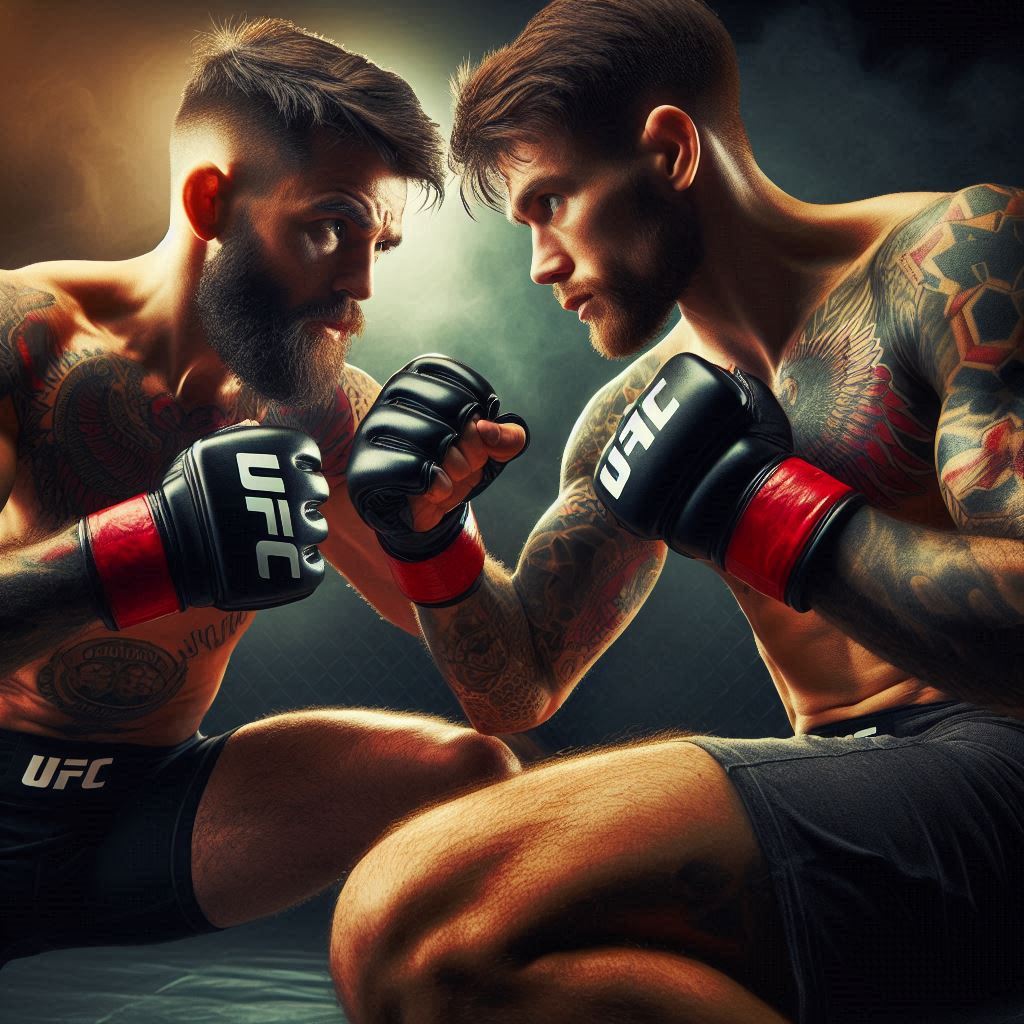 UFC 선수의 대결, 생성형 이미지