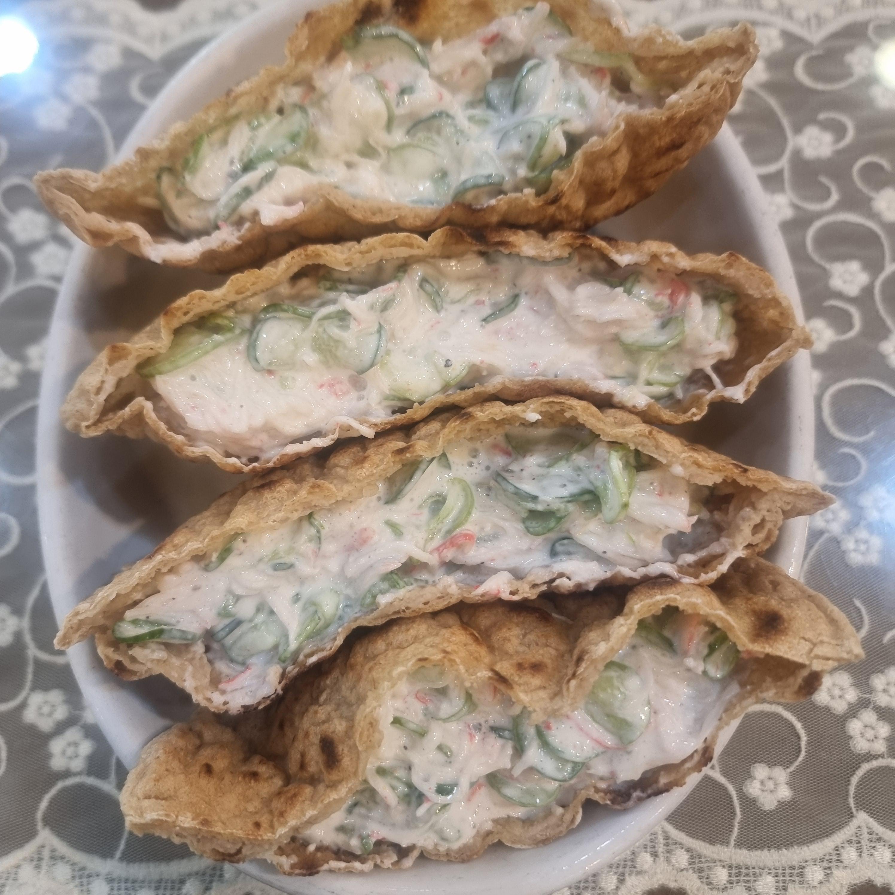 서브웨이 오이 샌드위치 만들기