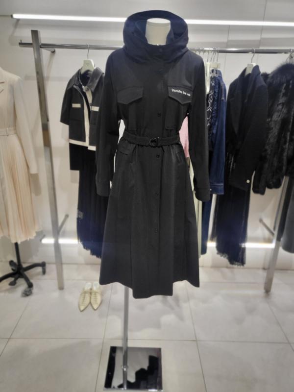 에고이스트 벨티드 플리츠 트렌치코트 EP2JC300