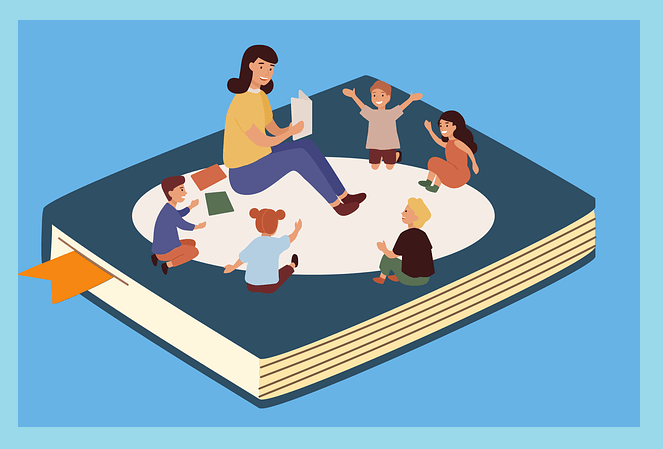 아이들과-둘러앉은-선생님