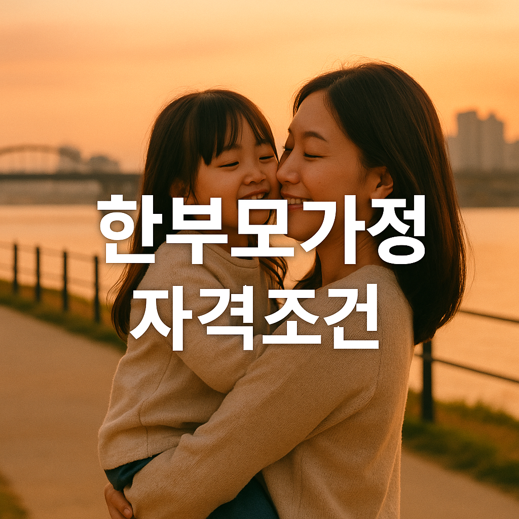 한부모가정 자격조건