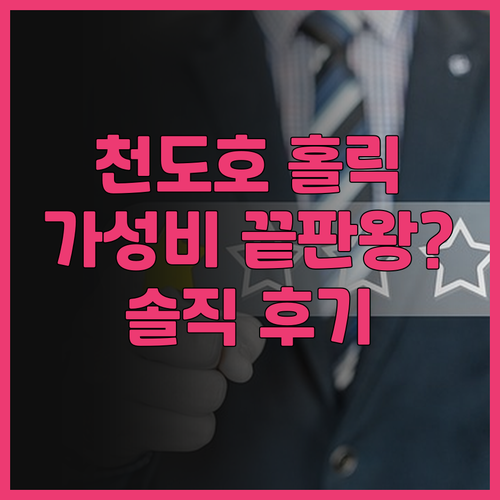 홀릭 호텔 천도호 숙박 후기 가성비 ..