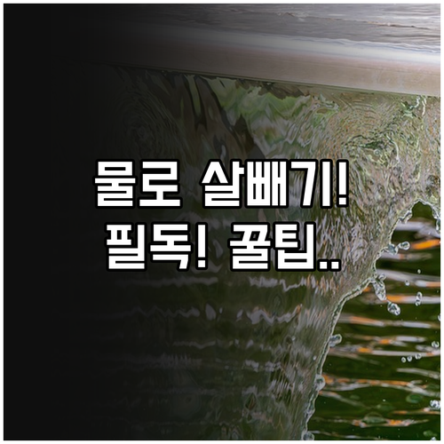 물 다이어트 효과와 올바른 수분 섭취..